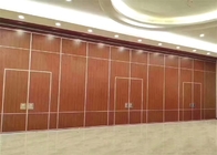 Dinding Partisi Lipat Kayu Akustik Pemasangan Mudah Untuk Ruang Rapat