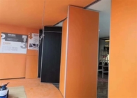 Sistem Gantung Manual Dinding Partisi Pintu Geser Bergerak Untuk Kantor