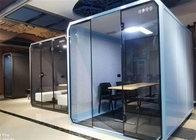 Silence Meeting Portable Kedap Suara Booth Multifungsi Dengan 6 Tempat Duduk