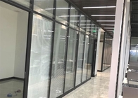 Kaca Tempered Dinding Partisi Kaca Ganda Untuk Desain Partisi Kaca Kantor
