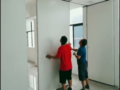 OEM Aluminium Frame Pindah Partisi Tembok Akustik Sliding Lipat Partisi