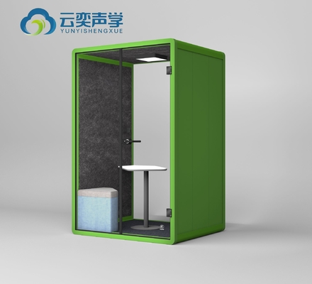 Meeting Pod Ukuran Menengah Untuk Konferensi Meeting Double Booth Dengan Sofa Meubel
