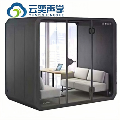 Lihat gambar yang lebih besar Tambahkan untuk Bandingkan Bagikan Meeting Portable Pindah Soundproof Booth Akustik Kantor Pribadi Meeting Pod Pho