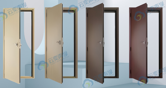 Multi-layer Komposit Density Soundproof Pintu Cold-digulingkan Baja Dan Shock Absorption