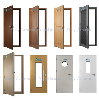 Pintu Isolasi Suara Pintu Isolasi Suara Untuk Studio STC 50dB Pintu Akustik Untuk Rumah Bioskop Bioskop Master Room Kamar Hotel