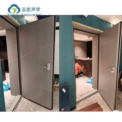 Noise Deadening Sound Absorption Door 72mm 105kg Pintu Isolasi Suara Untuk Bioskop Dan Ruang Live