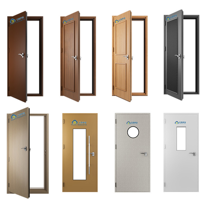 Pintu Baja Full Metal Untuk Isolasi Kebisingan 72mm 42 ±3 dB Pintu kedap suara