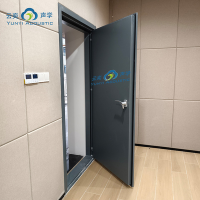Pintu Baja Full Metal Untuk Isolasi Kebisingan 72mm 42 ±3 dB Pintu kedap suara