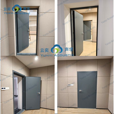 Pintu Baja Full Metal Untuk Isolasi Kebisingan 72mm 42 ±3 dB Pintu kedap suara