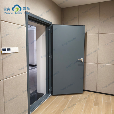 Pintu Baja Full Metal Untuk Isolasi Kebisingan 72mm 42 ±3 dB Pintu kedap suara