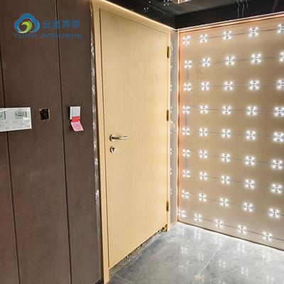 Ambang dan segel magnetik Tipe 45db pintu tahan suara Untuk pintu interior tahan suara