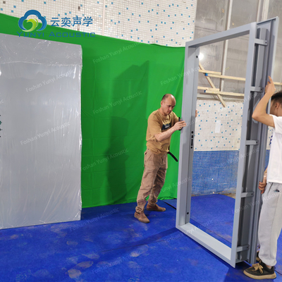 Pintu Isolasi Akustik Segel T Magnetik Lanjutan Dengan Desain Pintu Tunggal atau Ganda