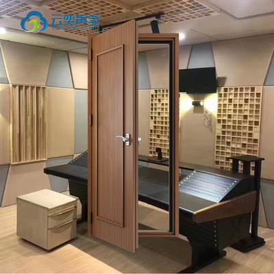 Pintu Isolasi Kebisingan STC50dB Pintu Akustik 1 Jam Pintu Rating Kebakaran Untuk Ruang Pertemuan Rumah