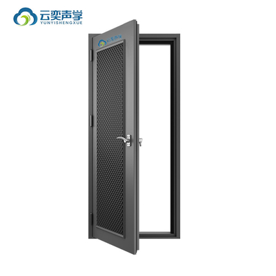 Pintu Isolasi Kebisingan STC50dB Pintu Akustik 1 Jam Pintu Rating Kebakaran Untuk Ruang Pertemuan Rumah