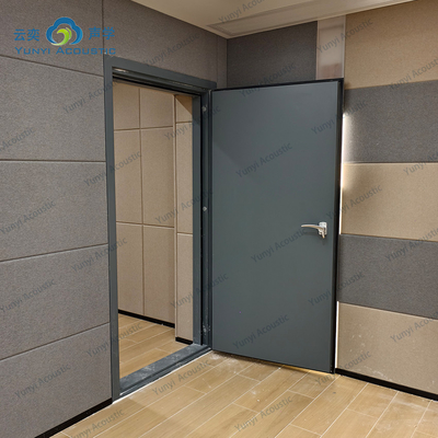 Ruang Drum Music Studio Ruang Perisai Kebisingan Lampu Pengisolasi Kebisingan Pintu Rumah Akustik Dengan Bass Traps Cornernoise Pembatalan Pintu STC 45dB