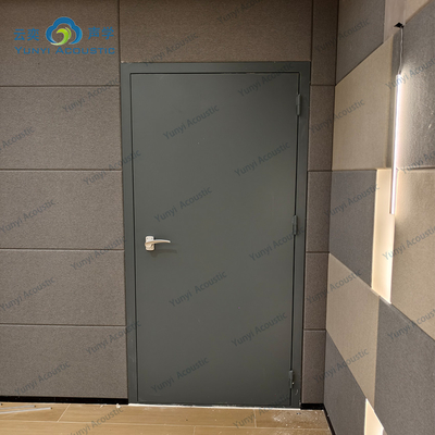 Ruang Drum Music Studio Ruang Perisai Suara Transparan Isolasi Suara Pintu Visi Kaca Akustik Rumah Dengan Bass Traps Cornernoise Pembatalan Pintu STC 45dB