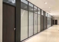 Dinding Kaca Ruang Konferensi 80mm, Partisi Kaca Dengan Bingkai Aluminium