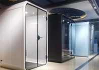 Aluminium Double Person Acoustic Office Booth Rapat Kedap Suara Pod