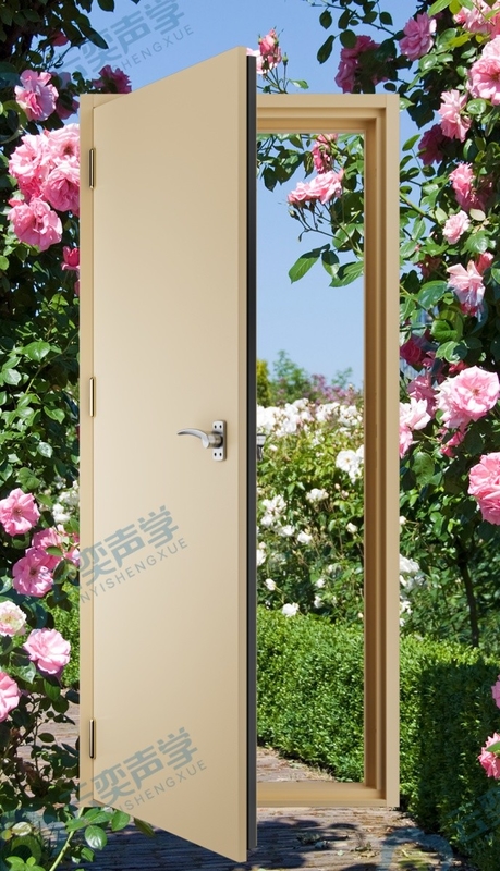 Pintu tahan suara terbuka kanan dalam H2425*W950*70 mm untuk pengurangan kebisingan dan privasi