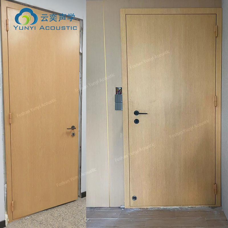 Pintu Isolasi Suara Pintu kedap suara untuk Studio Suara Rated Pintu kedap suara Pintu ganda Soundroof Pintu interior
