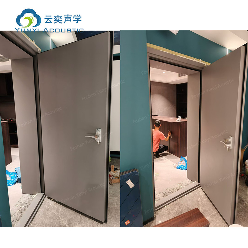 Noise Deadening Sound Absorption Door 72mm 105kg Pintu Isolasi Suara Untuk Bioskop Dan Ruang Live