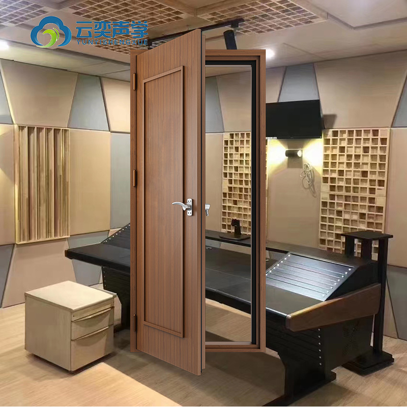 Pintu Isolasi Kebisingan STC50dB Pintu Akustik 1 Jam Pintu Rating Kebakaran Untuk Ruang Pertemuan Rumah
